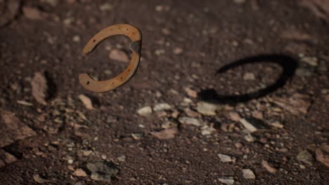 extreme-slow-motion-old-rusty-metal-horseshoe